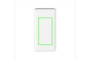 Logotrade corporate gift image of: Ultra fast 10.000 mAh powerbank with PD, white