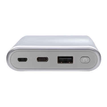 Logo trade business gifts image of: Ultra fast 20.000 mAh powerbank with PD, white