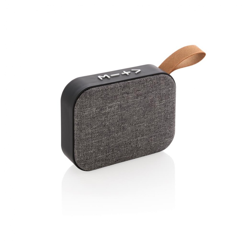 Logotrade promotional product picture of: Fabric trend speaker, anthracite