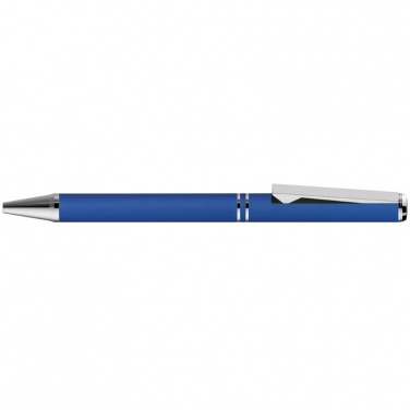 Logotrade promotional items photo of: Metal ballpen with zig-zag clip, blue