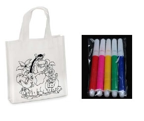 Logotrade promotional products photo of: Non woven bag drawing set