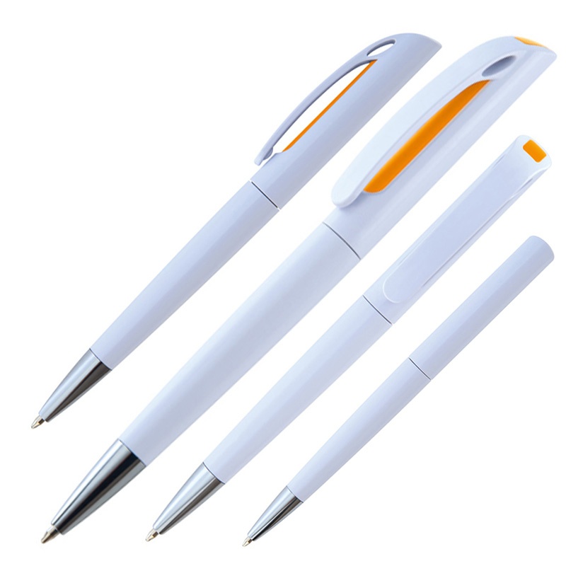 Logo trade advertising products image of: Ballpen Justany, orange