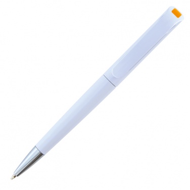 Logo trade corporate gifts picture of: Ballpen Justany, orange