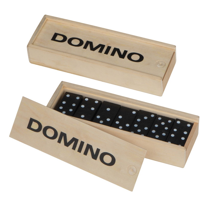 Logotrade promotional gift picture of: Game of dominoes KO SAMUI, beige