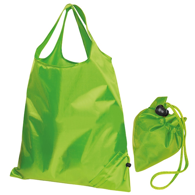 Logotrade promotional merchandise image of: Foldable shopping bag ELDORADO, Green