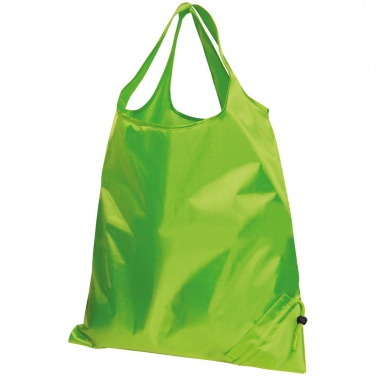 Logo trade promotional gift photo of: Foldable shopping bag ELDORADO, Green