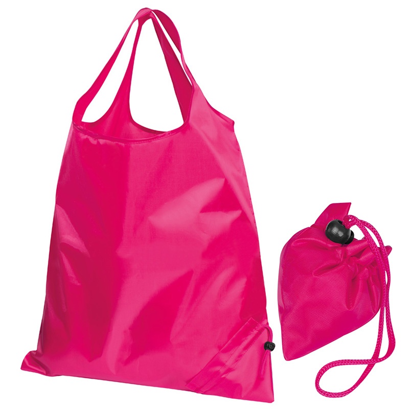 Logotrade business gift image of: Foldable shopping bag ELDORADO, Pink