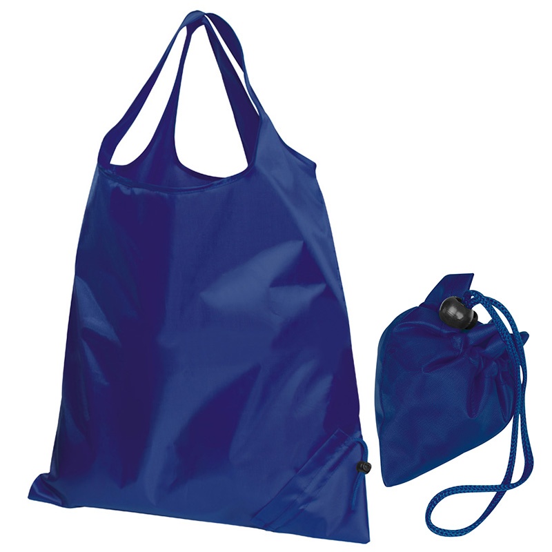 Logo trade promotional merchandise image of: Foldable shopping bag ELDORADO, Blue