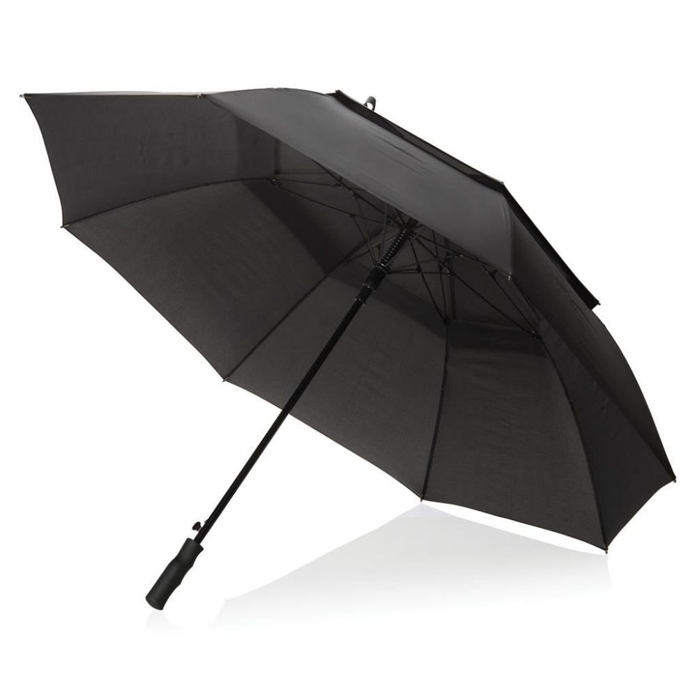 Logotrade promotional gift image of: Swiss Peak Tornado 30" storm umbrella, black