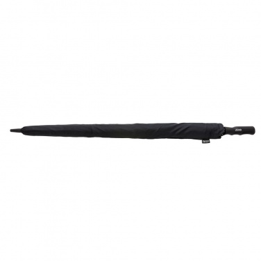 Logo trade promotional item photo of: Swiss Peak Tornado 30" storm umbrella, black