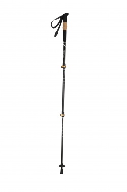 Logotrade promotional item picture of: Trekking poles Denali, black