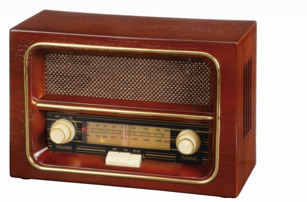 Logo trade promotional item photo of: AM/FM radio RECEIVER, brown