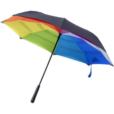 Logo trade corporate gifts picture of: Reversible automatic umbrella AX, Multi color