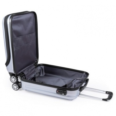 Logo trade corporate gift photo of: Trolley laptop bag, silver