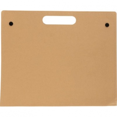 Logotrade corporate gift image of: Conference folder, notebook A4, ball pen, sticky notes, beige