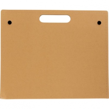 Logotrade promotional products photo of: Conference folder, notebook A4, ball pen, sticky notes, beige