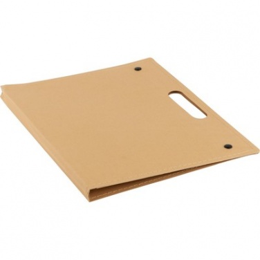 Logotrade corporate gift image of: Conference folder, notebook A4, ball pen, sticky notes, beige