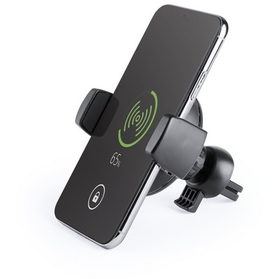 Logotrade promotional item picture of: Mobile phone holder for car, wireless charger