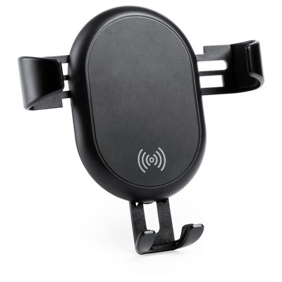 Logo trade corporate gifts picture of: Mobile phone holder for car, wireless charger