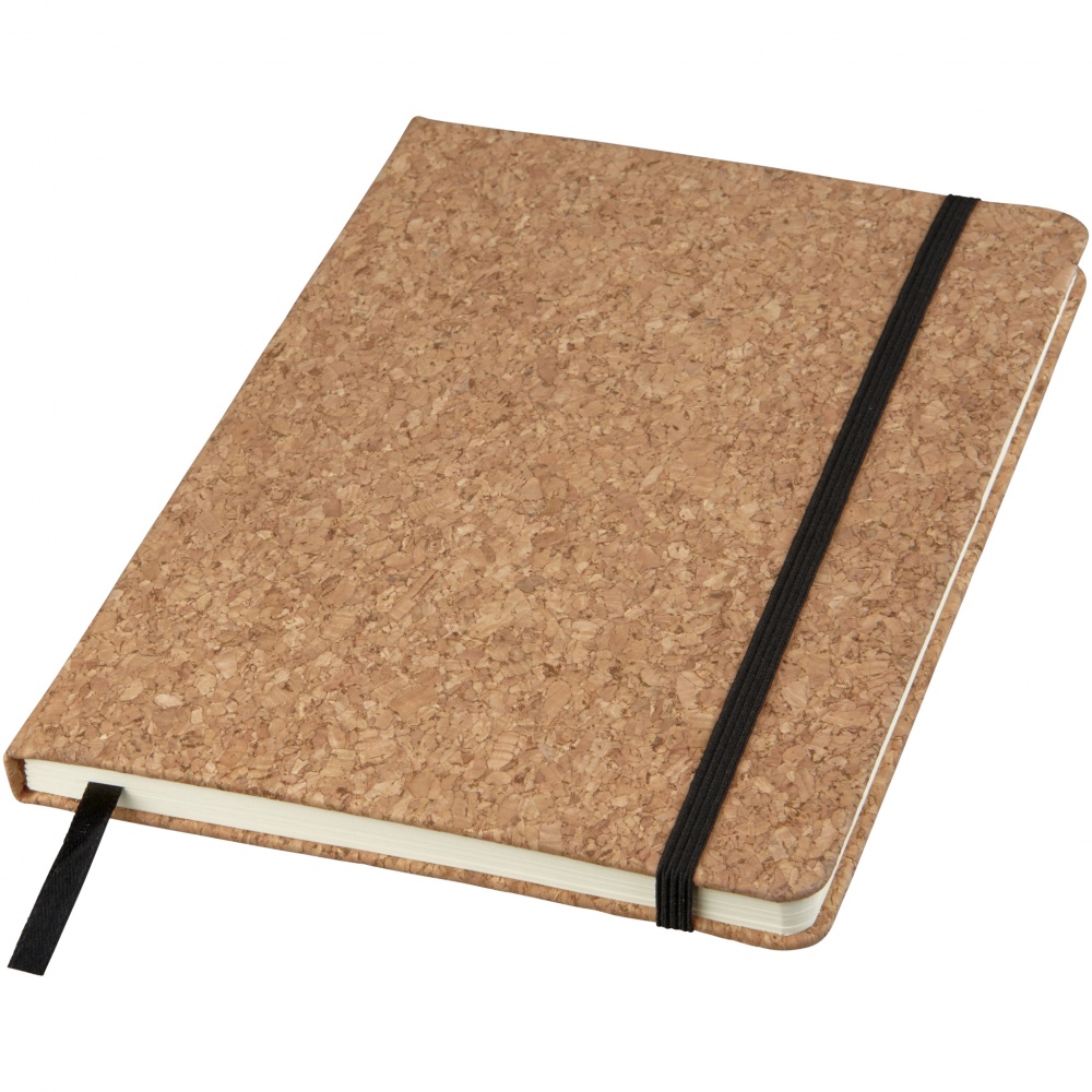 Logo trade promotional items image of: Napa A5 cork notebook, brown