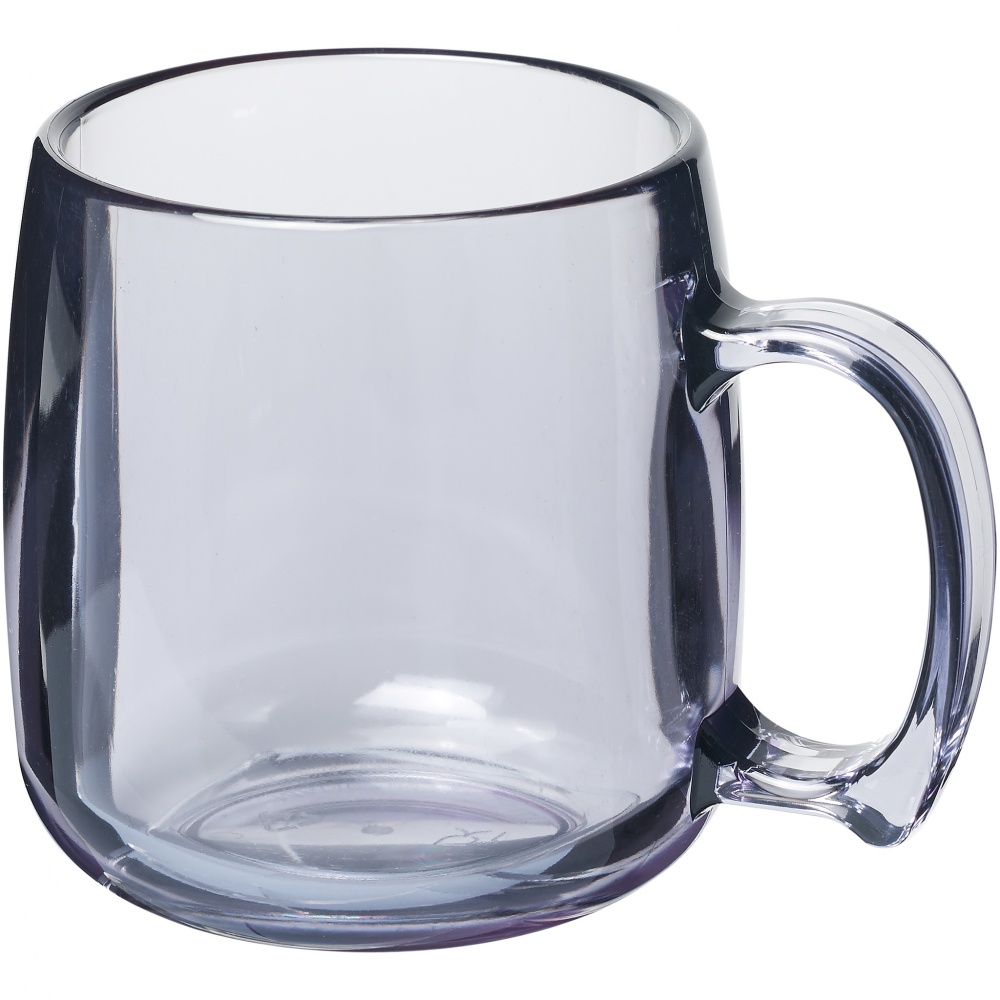 Logo trade promotional merchandise picture of: Classic 300 ml plastic mug, transparent