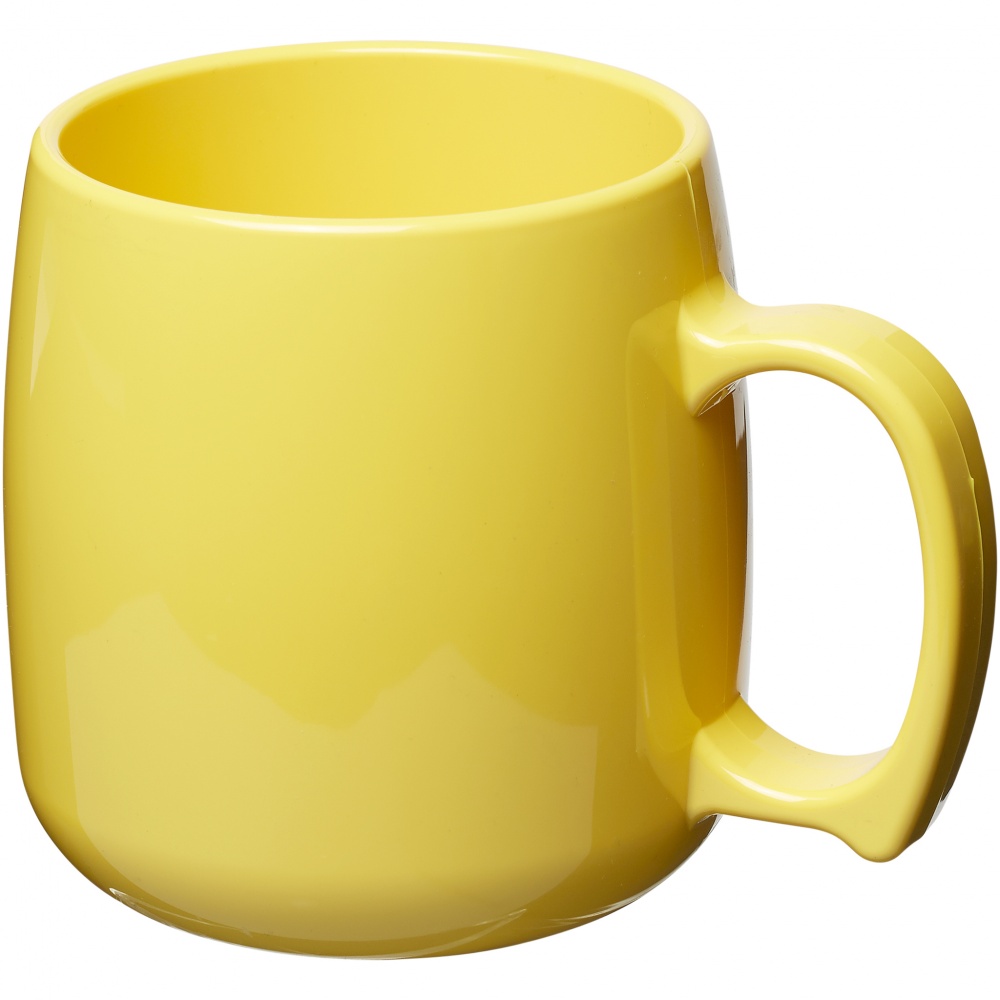 Logotrade promotional product image of: Classic 300 ml plastic mug, yellow