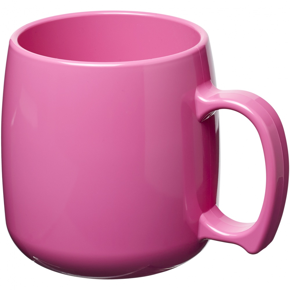 Logotrade promotional gift image of: Classic 300 ml plastic mug, rose