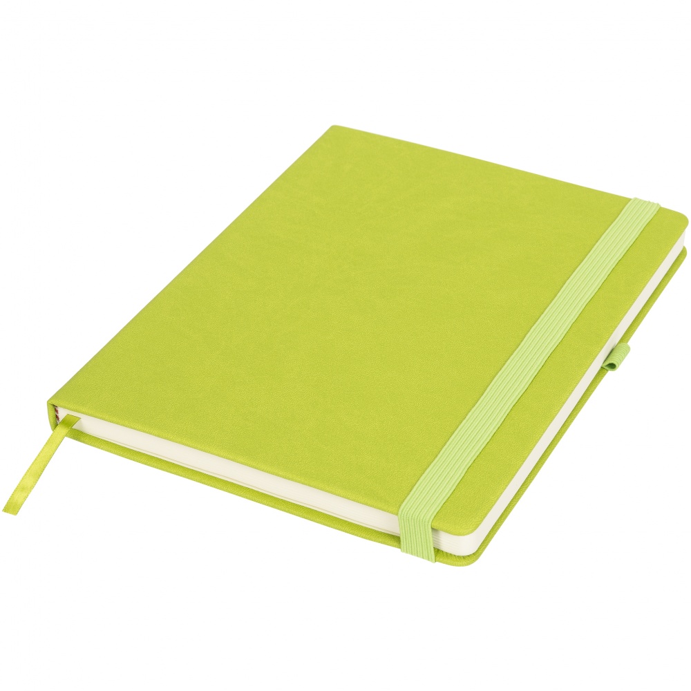 Logotrade promotional merchandise picture of: Rivista notebook large, green