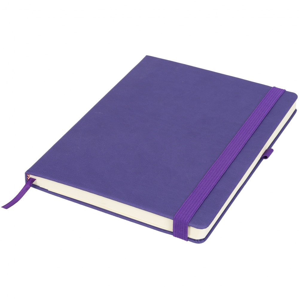 Logotrade promotional merchandise picture of: Rivista notebook large, purple