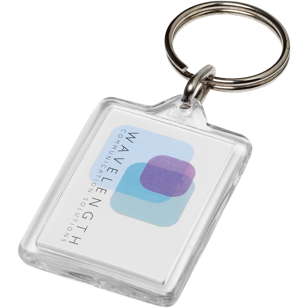 Logotrade promotional item image of: Midi Y1 compact keychain, transparent