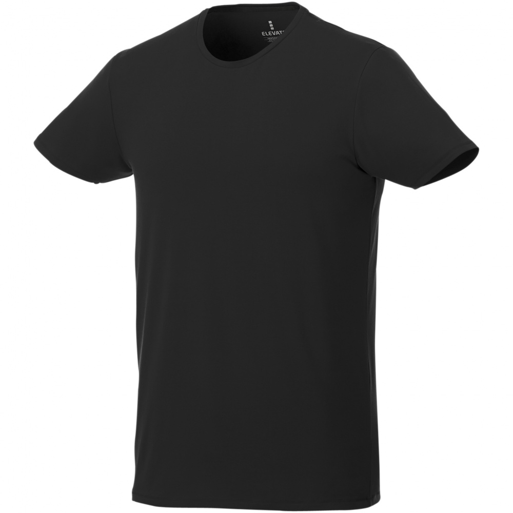 Logo trade promotional item photo of: Balfour short sleeve men's organic t-shirt, black