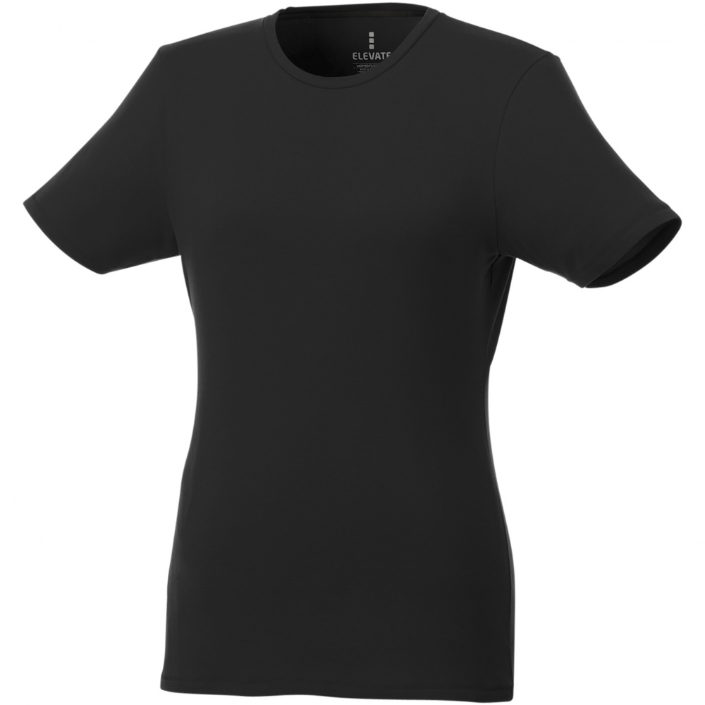 Logo trade advertising product photo of: Balfour short sleeve women's organic t-shirt, Black