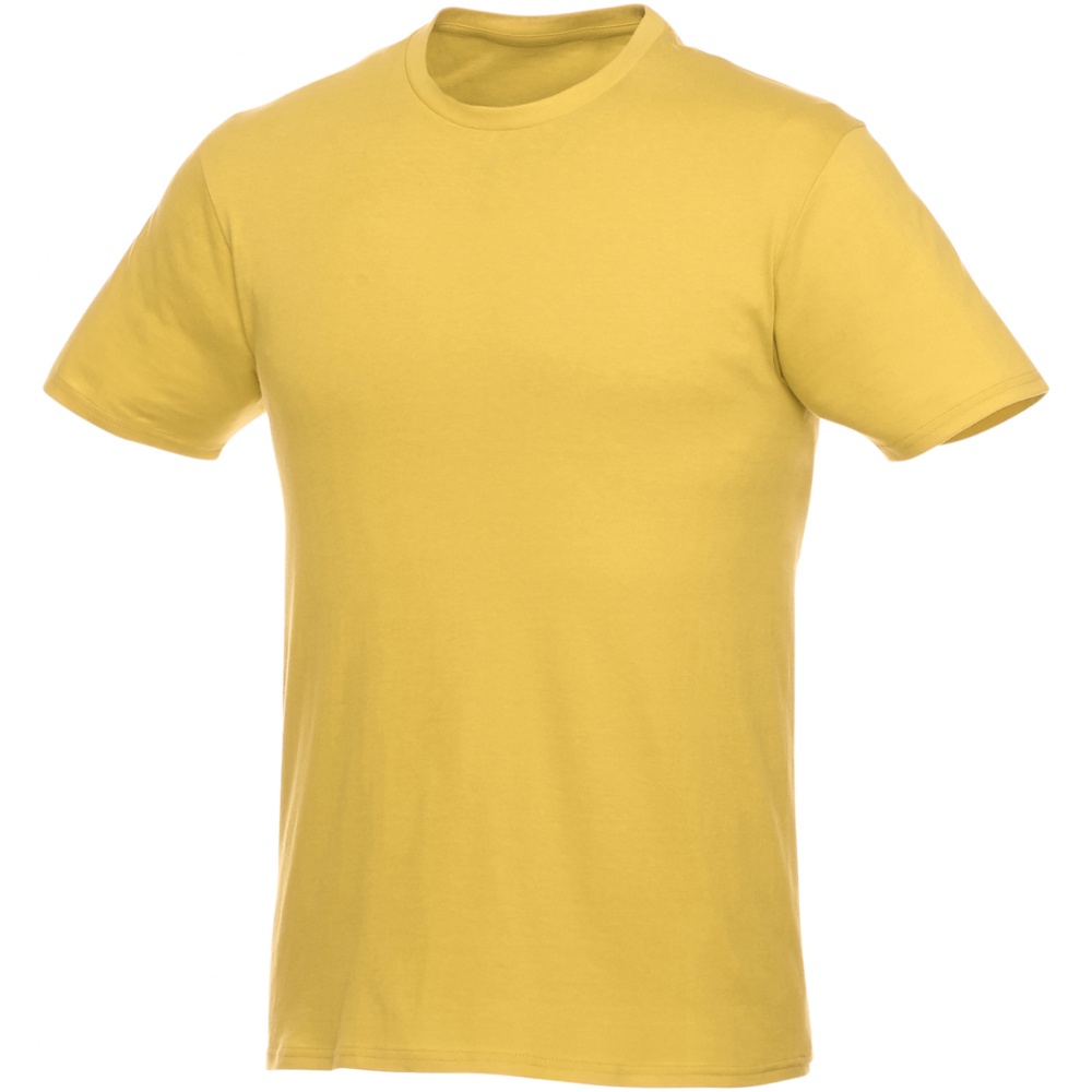 Logo trade promotional item photo of: Heros short sleeve unisex t-shirt, yellow