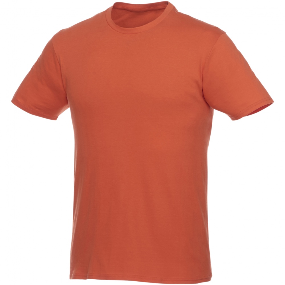 Logo trade corporate gifts image of: Heros short sleeve unisex t-shirt, orange