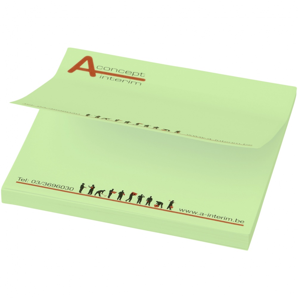 Logo trade promotional merchandise image of: Sticky-Mate® sticky notes 75x75