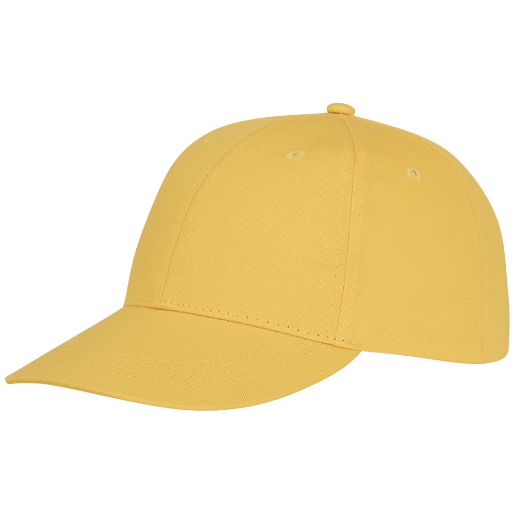 Logo trade advertising product photo of: Ares 6 panel cap, yellow