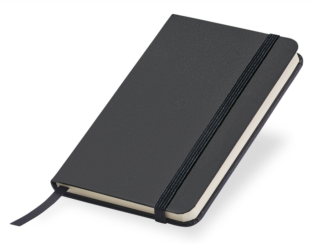 Logotrade business gift image of: Notebook A6, Black