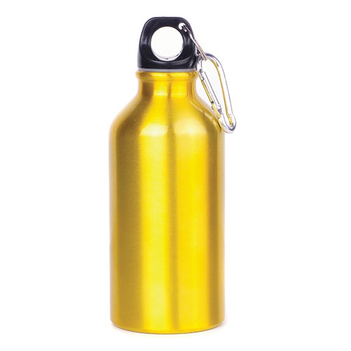 Logo trade promotional item photo of: Drinking bottle 400 ml, golden