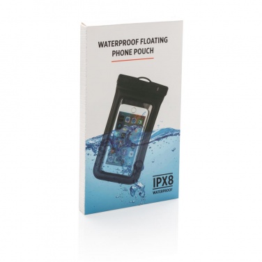 Logo trade promotional products picture of: IPX8 Waterproof Floating Phone Pouch, black