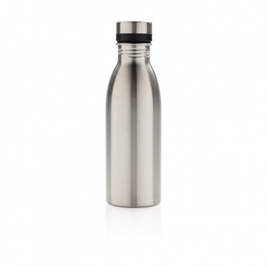 Logo trade promotional product photo of: Deluxe stainless steel water bottle, silver