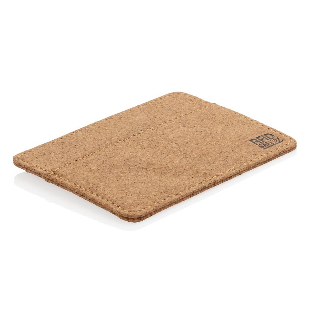 Logotrade advertising product image of: ECO cork secure RFID cardholder, brown