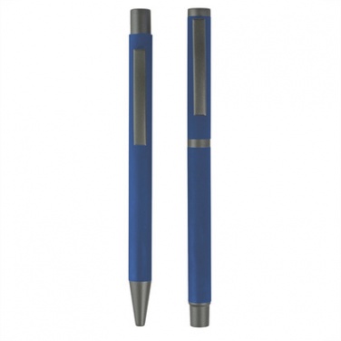 Logo trade promotional merchandise picture of: Writing set, ball pen and roller ball pen