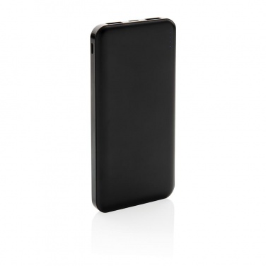 Logotrade promotional giveaway image of: High Density 10.000 mAh Pocket Powerbank, black