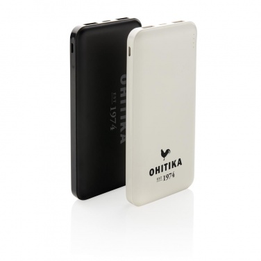 Logotrade corporate gift picture of: High Density 10.000 mAh Pocket Powerbank, black