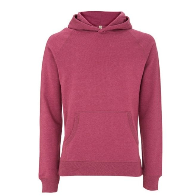 Logo trade promotional merchandise image of: Salvage unisex pullover hoody, melange plum