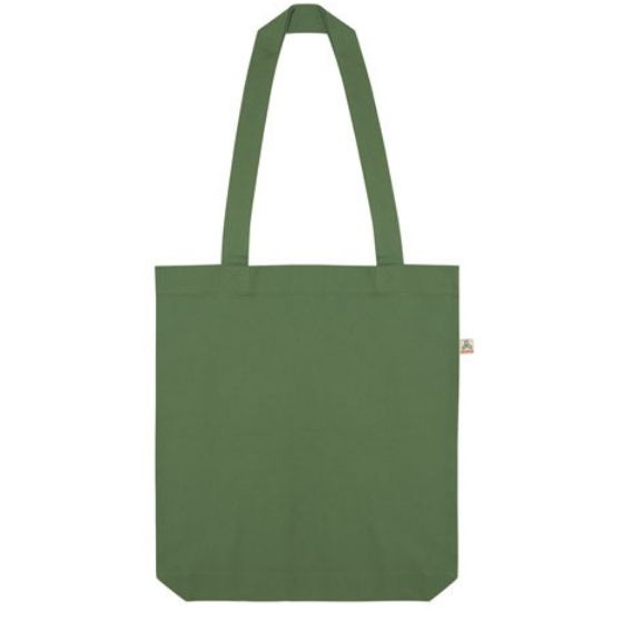 Logo trade promotional giveaway photo of: Shopper tote bag, leaf green