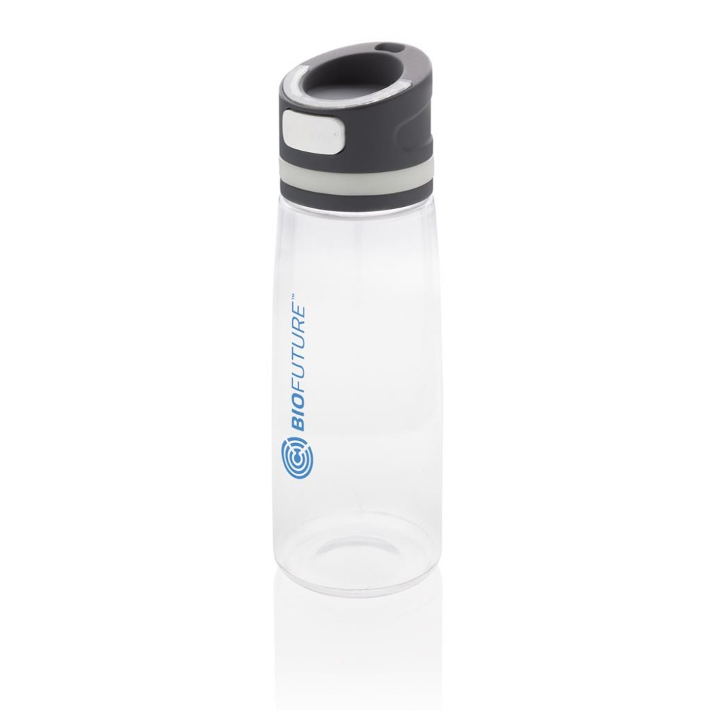 Logo trade advertising products image of: FIT water bottle with phone holder, white