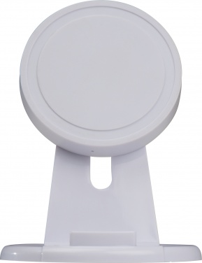 Logo trade promotional items image of: Wireless charger, vhite