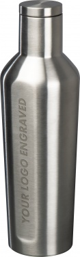 Logo trade promotional items picture of: Vacuum drinking bottle, Grey