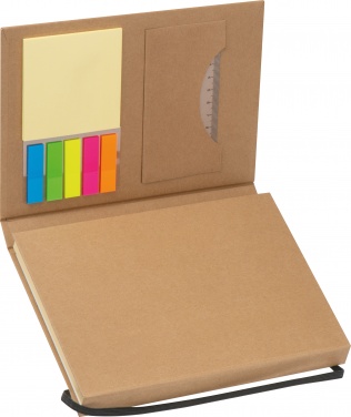 Logotrade promotional items photo of: Writing case with cardboard cover, brown